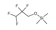 Silane, trimethyl(2,2,3,3-tetrafluoropropoxy)- 结构式