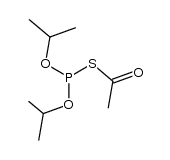 Ethanethioic acid, anhydrosulfide with O,O-bis(1-methylethyl) hydrogen phosphorothioite 结构式