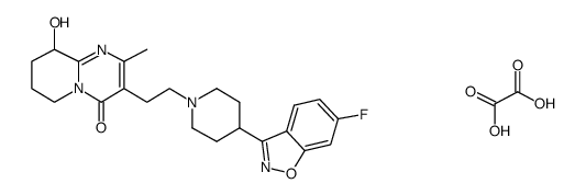帕利哌酮草酸盐 结构式