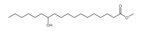 (R)-12-Hydroxystearic acid methyl ester 结构式