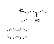 (S)-盐酸普萘洛尔 结构式