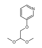 3-(2,2-二甲氧基乙氧基)吡啶 结构式