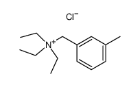 N,N,N-三乙基-3-甲基苯甲铵氯化物 结构式
