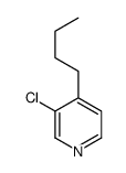 3-氯-4-丁基吡啶 结构式
