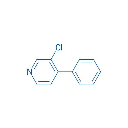 3-氯-4-苯基吡啶 结构式