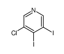 3-氯-4,5-二碘吡啶 结构式