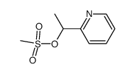 1-(pyridin-2-yl)ethyl methanesulfonate 结构式