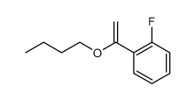 1-(1-丁氧基乙烯基)-2-氟苯 结构式