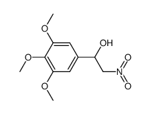 2-硝基-1-(3,4,5-三甲氧苯基)乙醇 结构式