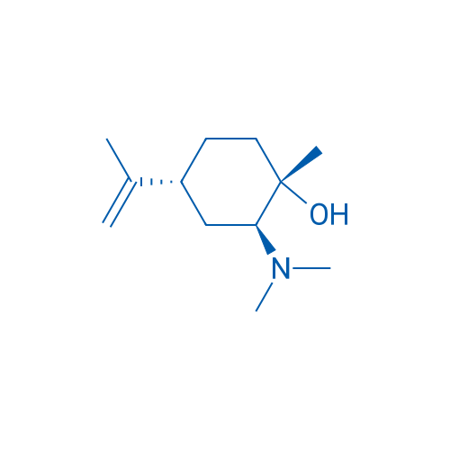 (1S,2S,4R)-2-二甲胺基-1-甲基-4-(1-甲基乙烯基)环己醇 结构式