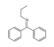 N-(二苯亚甲基)-1-丙胺 结构式