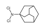 N,N-二氯-1-金刚烷胺 结构式