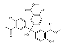 3,3',3''-(羟基亚甲基)三[6-羟基苯甲酸]三甲酯 结构式