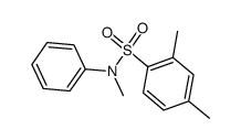 N,2,4-三甲基-N-苯基苯-1-磺酰胺 结构式
