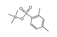 2,4-二甲基苯磺酸三甲基硅酯 结构式