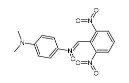1,4-苯二胺,N4-[(2,6-二硝基苯基)亚甲基]-N1,N1-二甲基-,N4-氧化物 结构式
