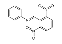 Benzenamine, N-[(2,6-dinitrophenyl)methylene]-, (E)- (9CI) 结构式
