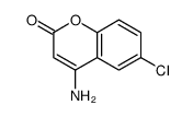 4-氨基-6-氯-2H-色烯-2-酮 结构式