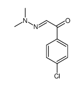 4'-Chloro-α-(dimethylhydrazono)acetophenone 结构式