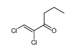1,2-二氯-1-己烯-3-酮 结构式
