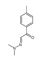 α-(Dimethylhydrazono)-4'-methylacetophenone 结构式