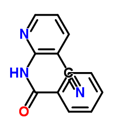 N-(3-氰基吡啶-2-)苯甲酰胺 结构式