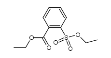 2-(乙氧磺酰基)苯甲酸乙酯 结构式