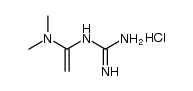 N-[1-(二甲氨基)乙烯基]胍 盐酸盐 结构式