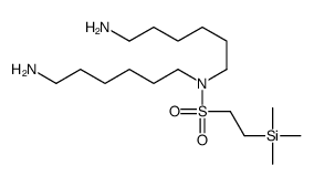 Ethanesulfonamide, N,N-bis(6-aminohexyl)-2-(trimethylsilyl)- 结构式
