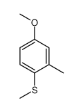 4-甲氧基-2-甲基-1-甲硫基苯 结构式
