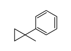 (1-Methylcyclopropyl)benzene 结构式