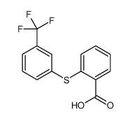 2-{[3-(trifluoromethyl)phenyl]thio}benzoic acid 结构式