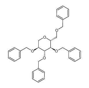 D-Glucitol,1,5-anhydro-2,3,4,6-tetrakis-O-(phenylMethyl)- 结构式