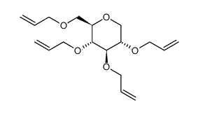 D-Glucitol, 1,5-anhydro-2,3,4,6-tetra-O-2-propen-1-yl- 结构式