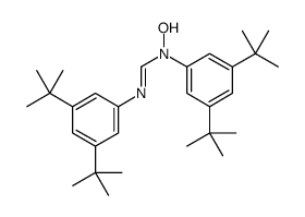 Benzenamine, N-[[[3,5-bis(1,1-dimethylethyl)phenyl]oxidoimino]methyl]-3,5-bis(1,1-dimethylethyl)- 结构式