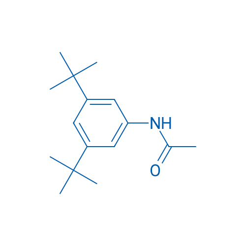N-(3,5-二叔丁基苯基)乙酰胺 结构式