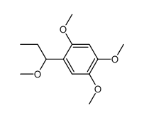 1,2,4-三甲氧基-5-(1-甲氧基丙基)苯 结构式