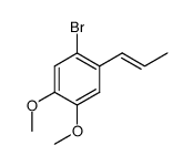 (E)-1-溴-4,5-二甲氧基-2-(1-丙烯基)苯 结构式