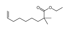 2,2-二甲基-8-壬烯酸乙酯 结构式
