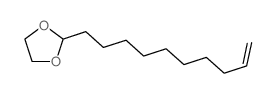 2-dec-9-enyl-1,3-dioxolane 结构式