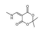 2,2-二甲基-5-(甲氨基亚甲基)-1,3-二恶烷-4,6-二酮 结构式