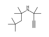 1,1-二甲基-N-叔辛基炔丙基胺 结构式
