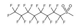 Octane, 1,1,1,2,2,3,3,4,4,5,5,6,6,7,7,8,8-heptadecafluoro-8-(methylsulfonyl)- 结构式