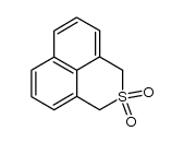 1,3-二氢苯并[de]异色硫杂环庚烯 2,2-二氧化物 结构式