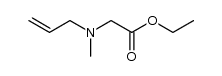 Glycine, N-methyl-N-2-propen-1-yl-, ethyl ester 结构式