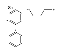 1,1-二苯基锡杂环己烷 结构式