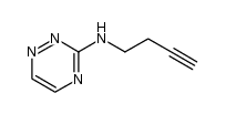 1,2,4-Triazin-3-amine, N-3-butyn-1-yl- 结构式