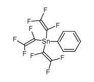 苯基三(1,2,2-三氟乙烯基)锡烷 结构式