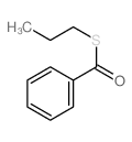 Benzenecarbothioicacid, S-propyl ester 结构式