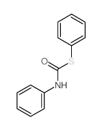N-苯基-1-苯硫基甲酰胺 结构式